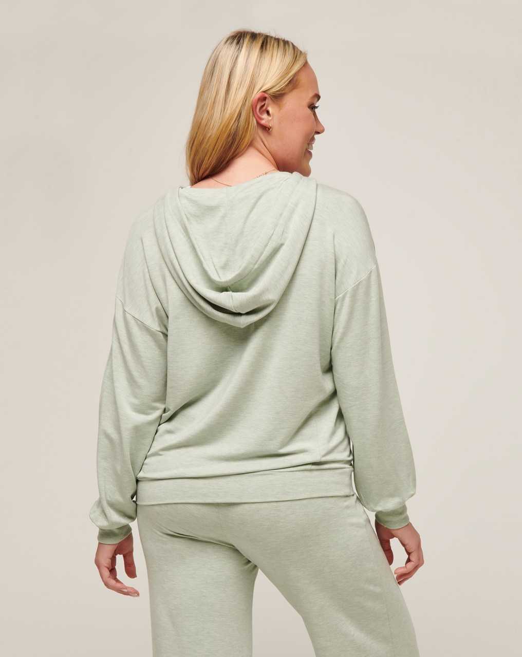 Heather Desert Sage Travis Mathew Oceana Cloud Terry Hoodie | DXJN08176