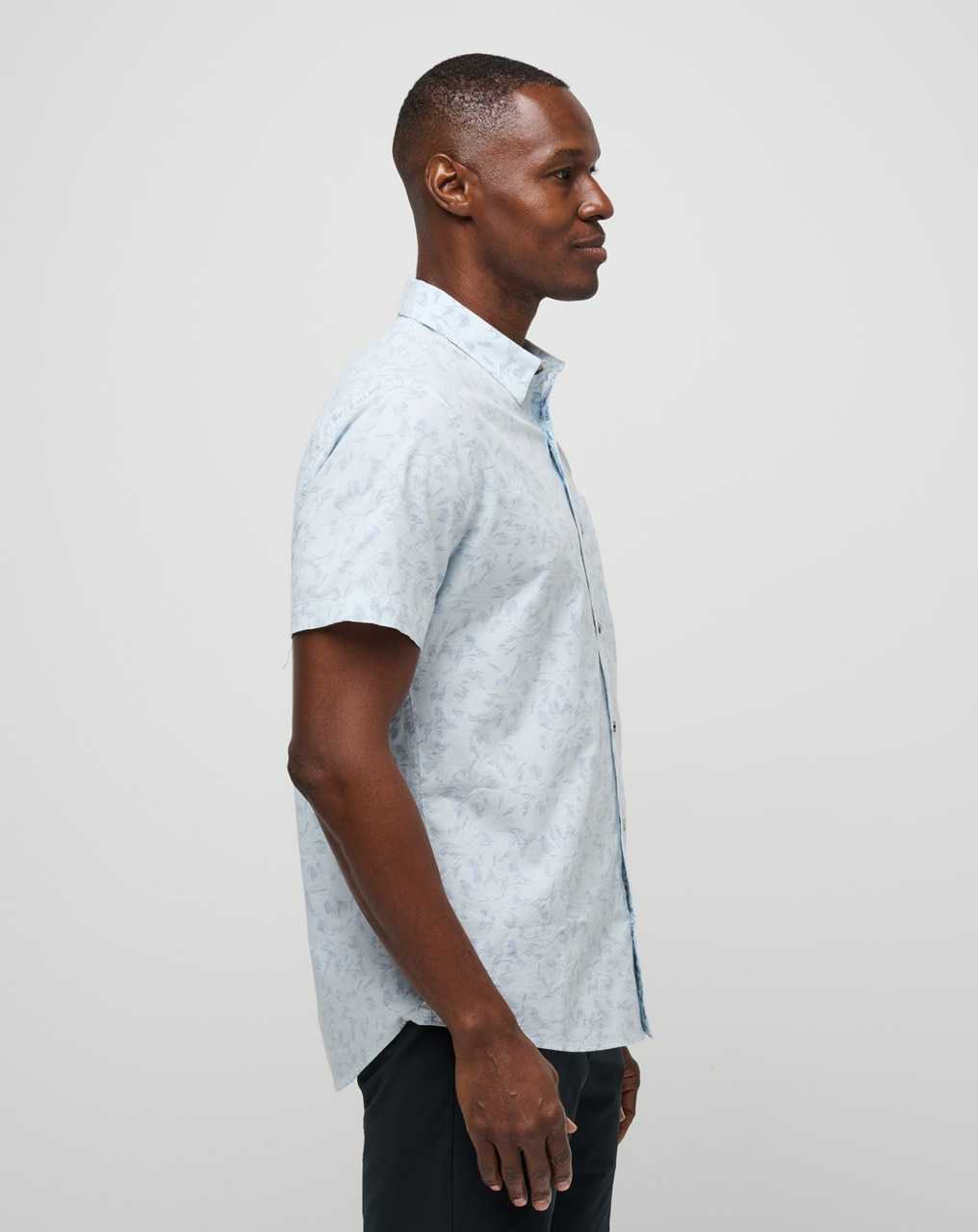 Heather Dream Blue Travis Mathew King Air Button-up | UGNW12783