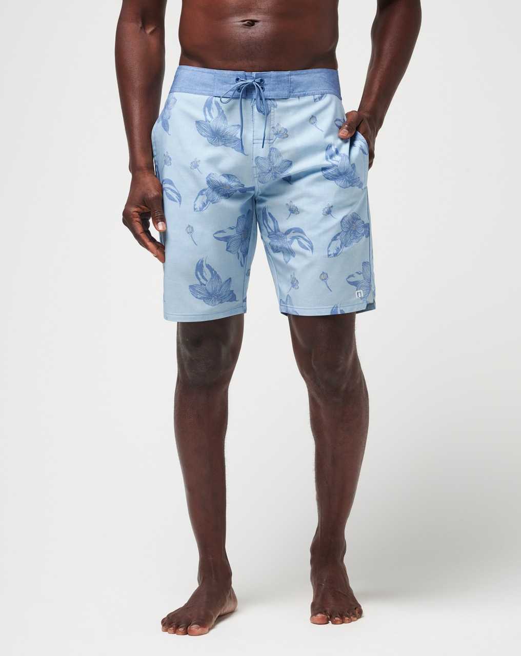 Heather Dream Blue Travis Mathew Lull In The Action Boardshort | OIGT59863