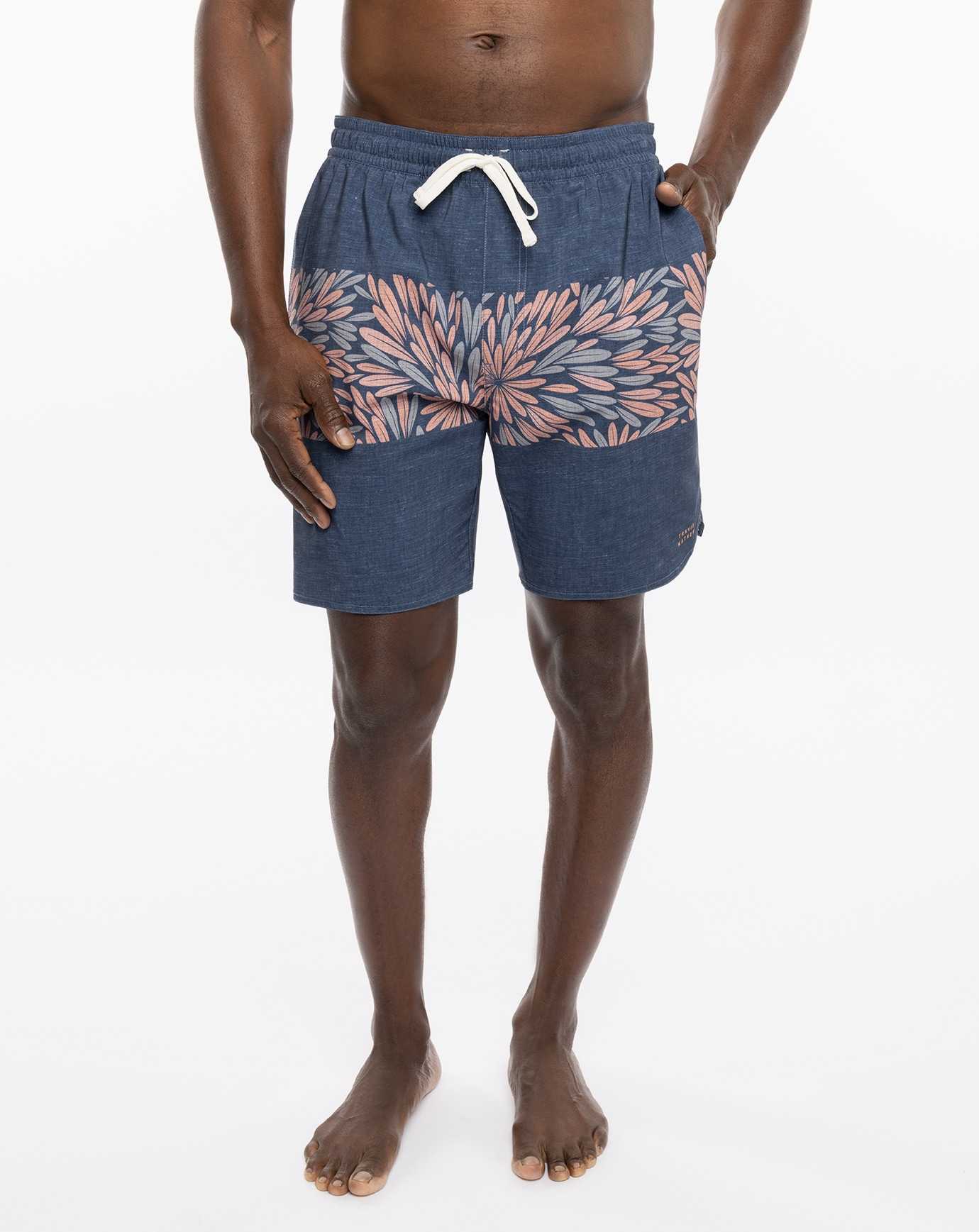 Heather Dress Blues Travis Mathew Merion Boardshort | PFXD15204