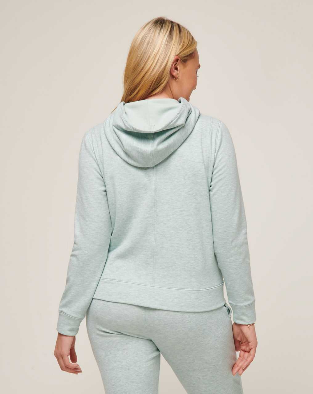 Heather Ether Travis Mathew Cloud Fleece Full Zip Hoodie | GVBT52310