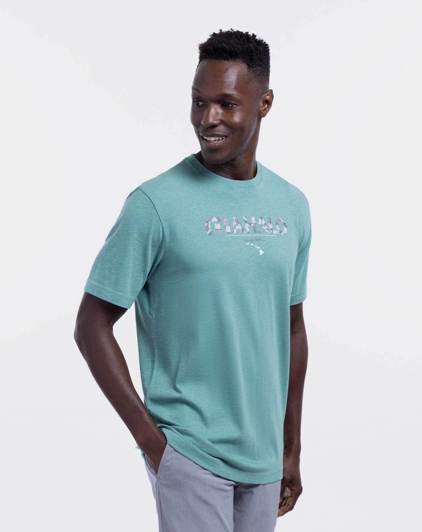 Heather Green Travis Mathew The Big Isle 2.0 Tee | KQNF21674