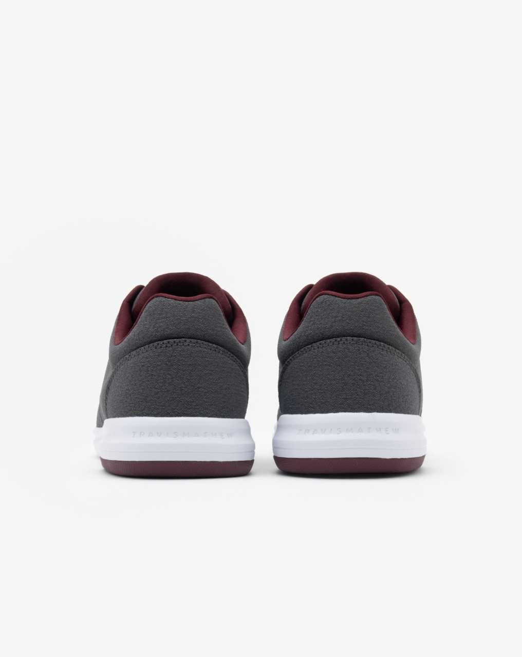 Heather Grey Pinstripe Travis Mathew The Daily 2 Woven Shoe | MGKE67809