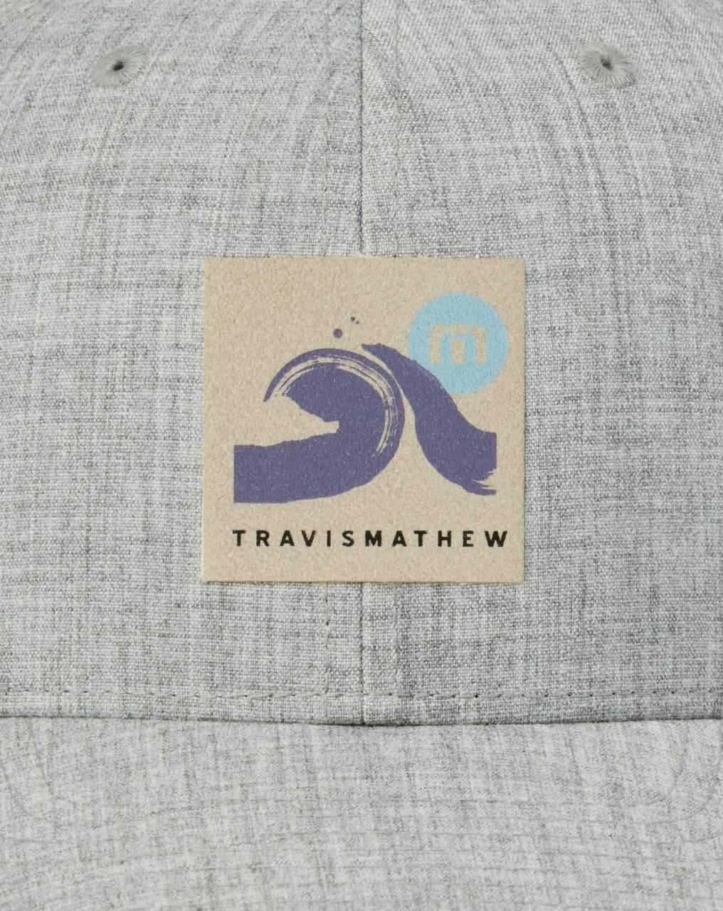 Heather Grey Travis Mathew Aloha Shirts Snapback Hat | MZFY43682