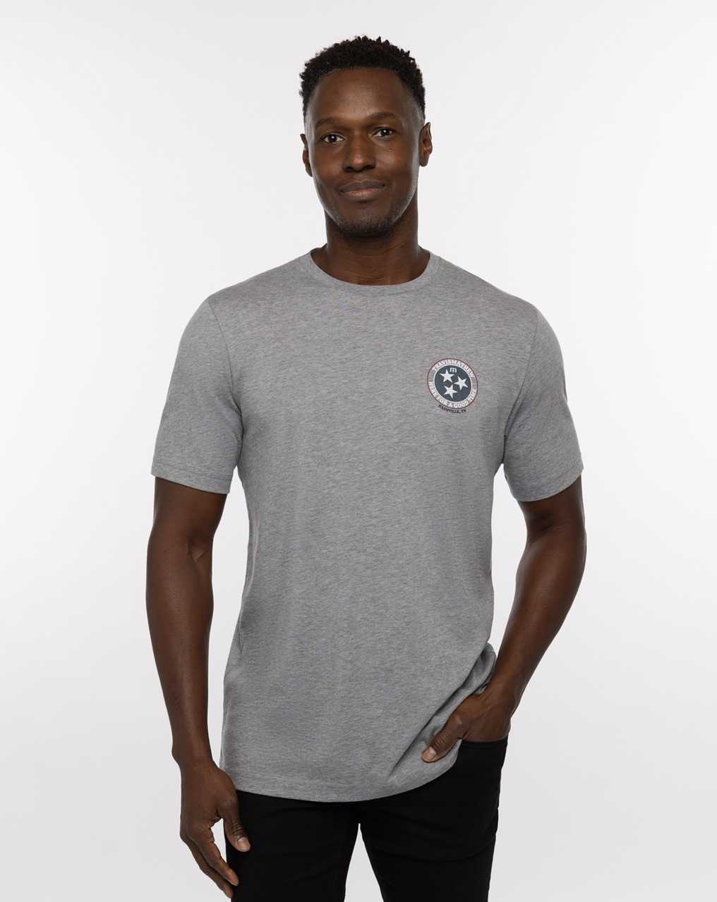 Heather Grey Travis Mathew Bbq Master 2.0 Tee | AQDY15643