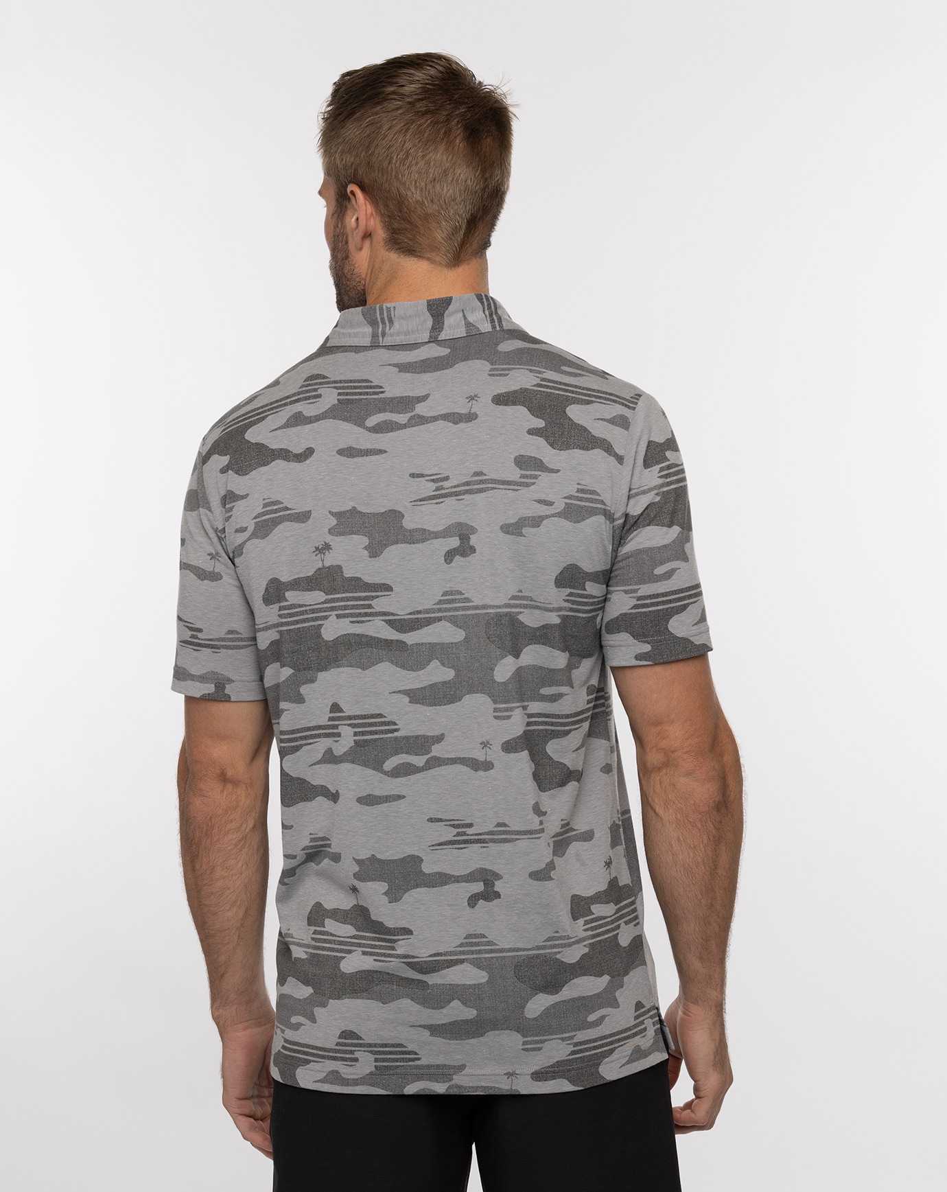 Heather Grey Travis Mathew Beachside Stealth Polo | XAQC58413