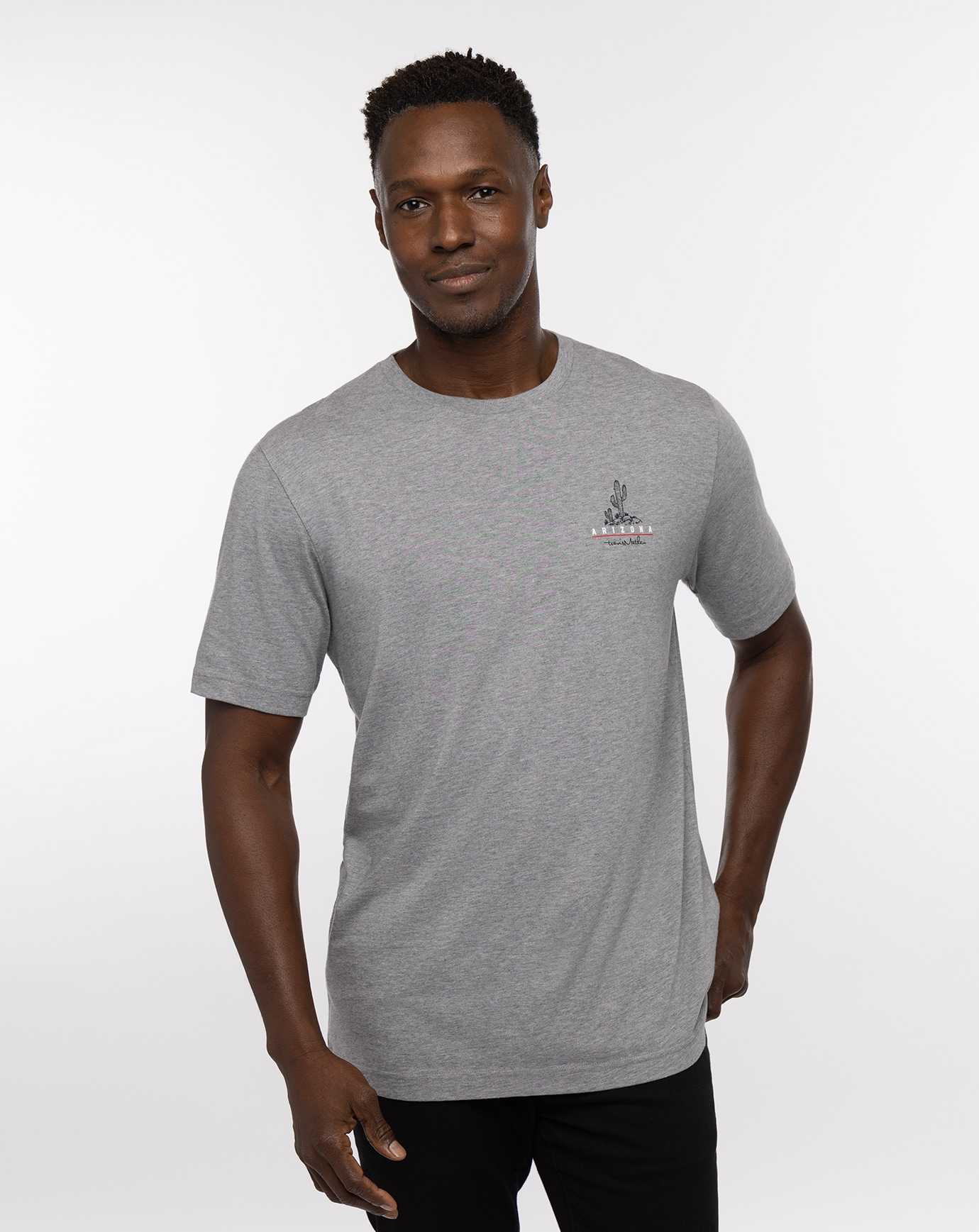 Heather Grey Travis Mathew Bell Rock Tee | NIMZ19742