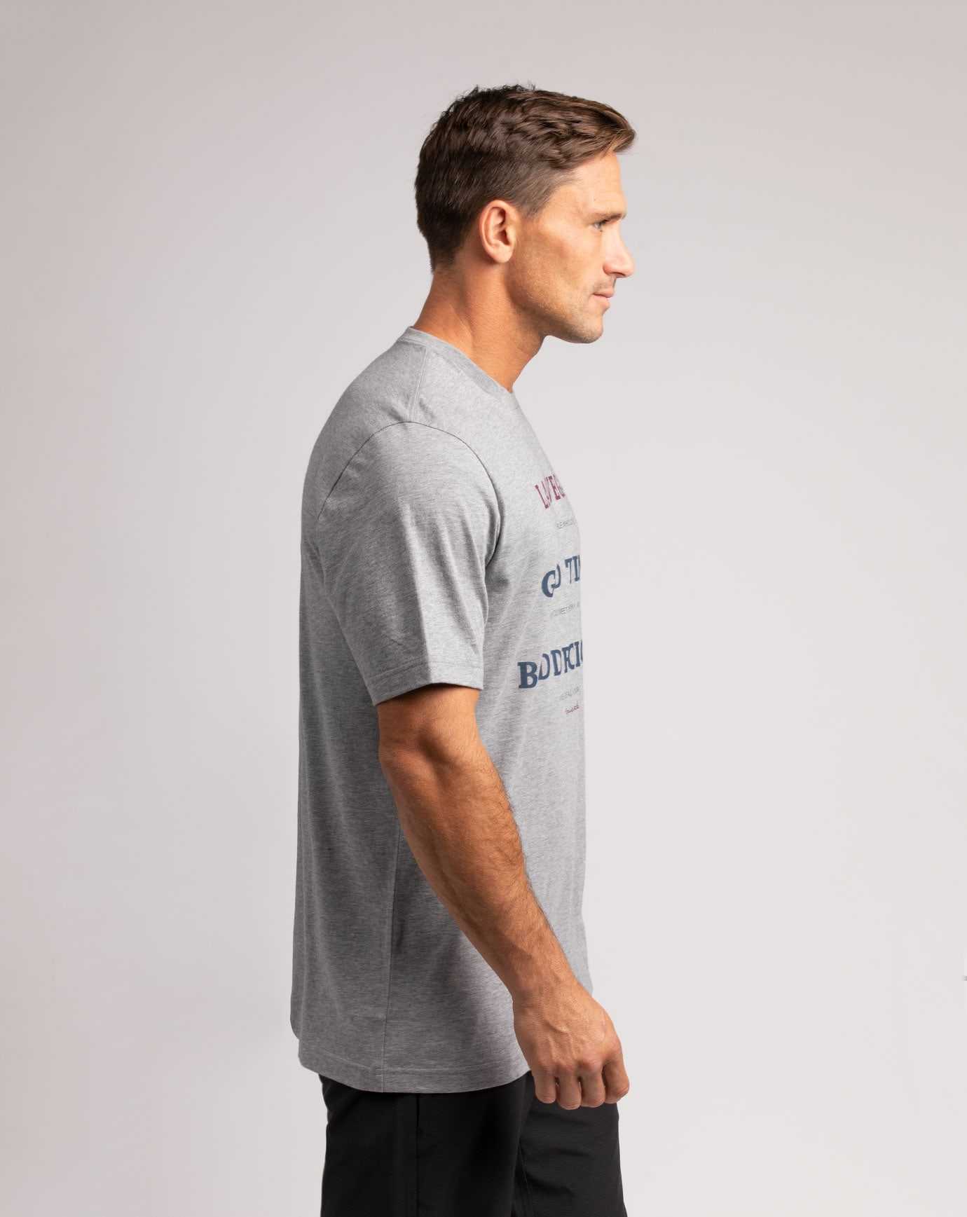 Heather Grey Travis Mathew Circus Act Tee | NFVB13286