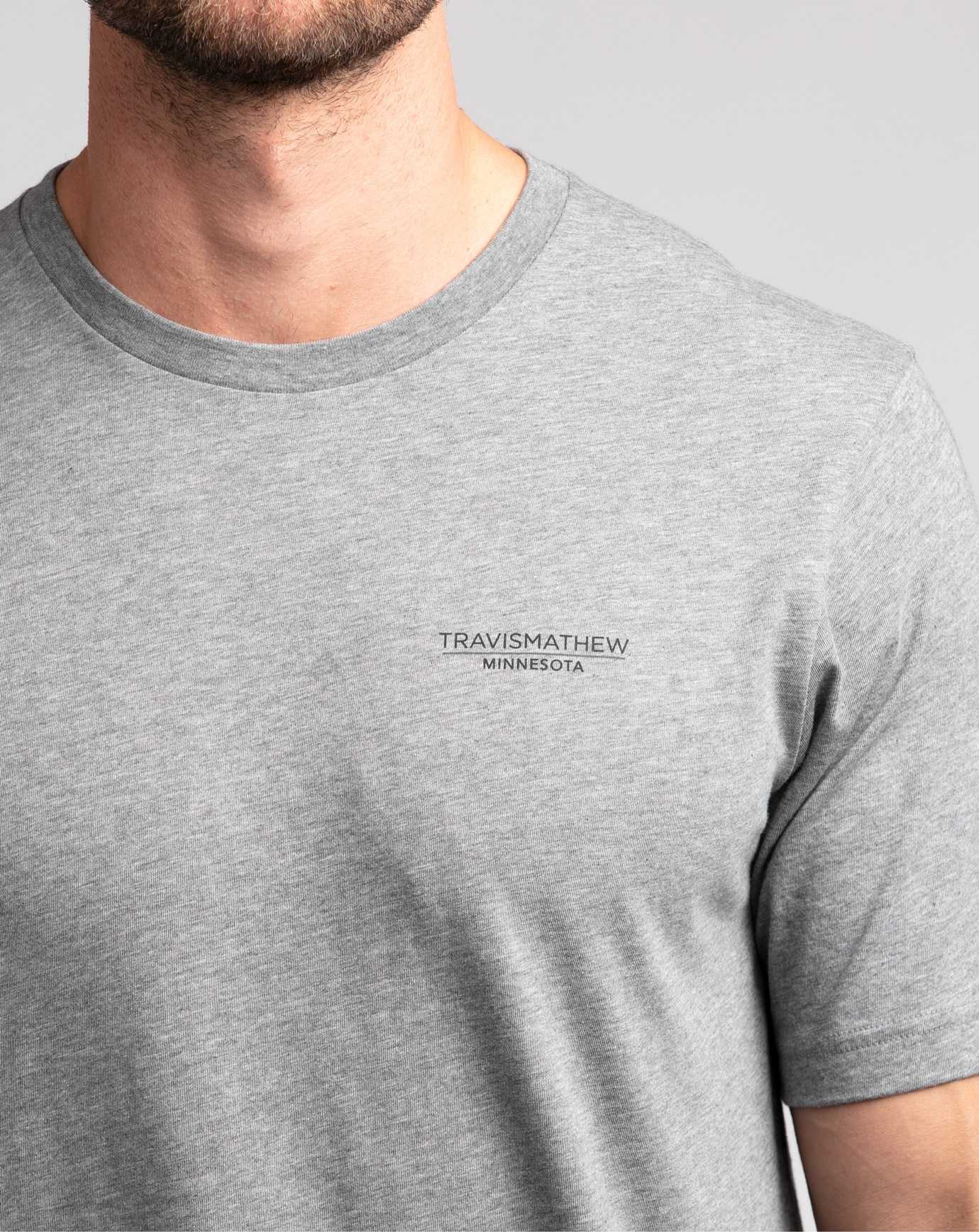 Heather Grey Travis Mathew Dontcha Know Tee | LKDT41762