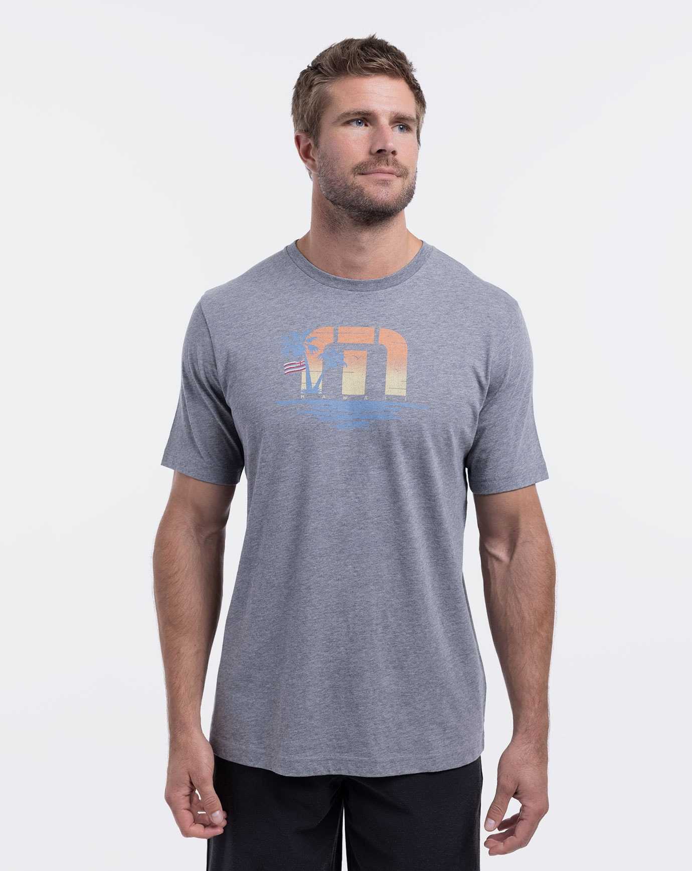 Heather Grey Travis Mathew Fourwinds Tee | VGKU15268