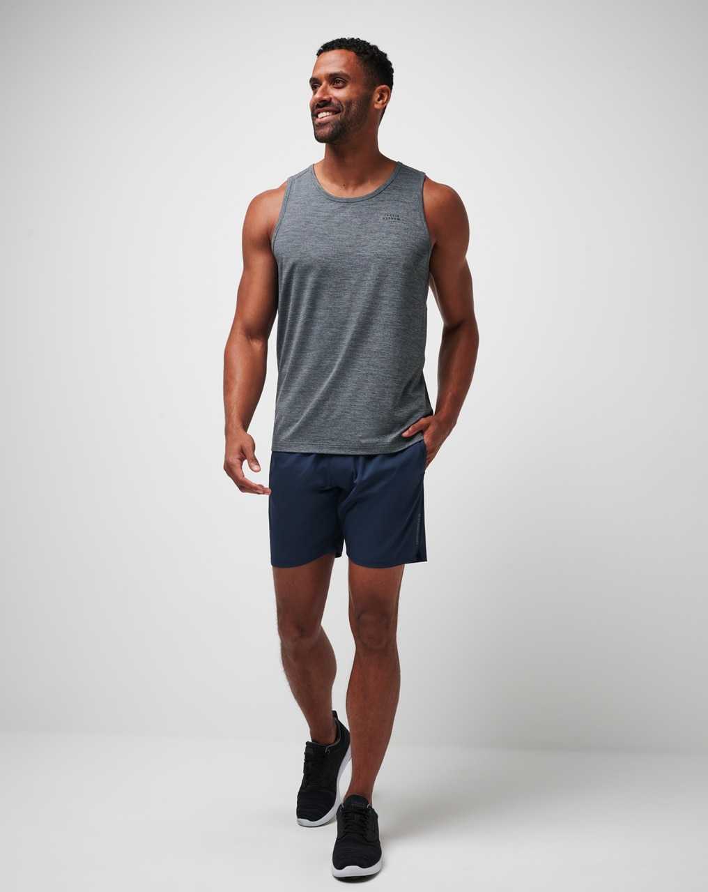 Heather Grey Travis Mathew Heater Pro Tank | GIXU90852