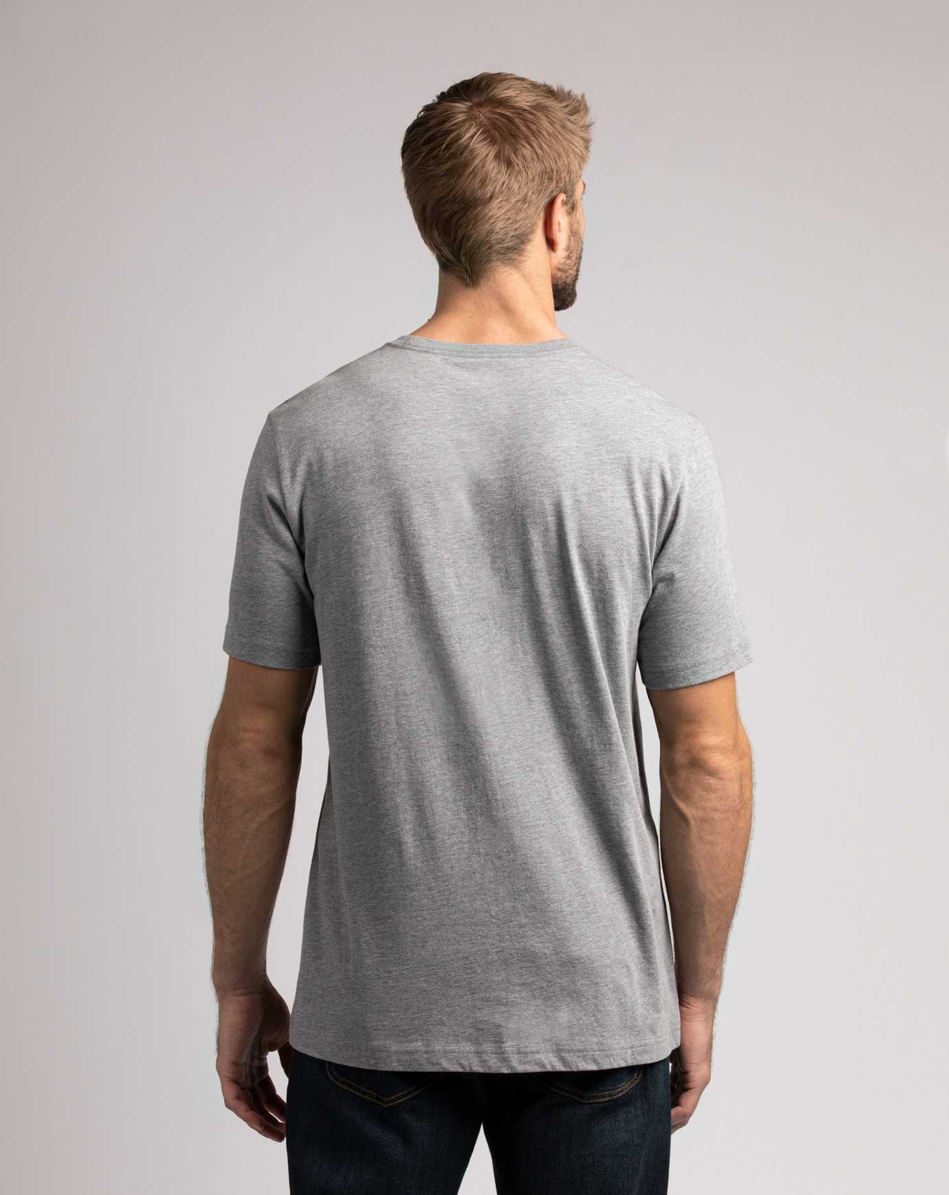 Heather Grey Travis Mathew Powder Mountain Tee | KZVL95803