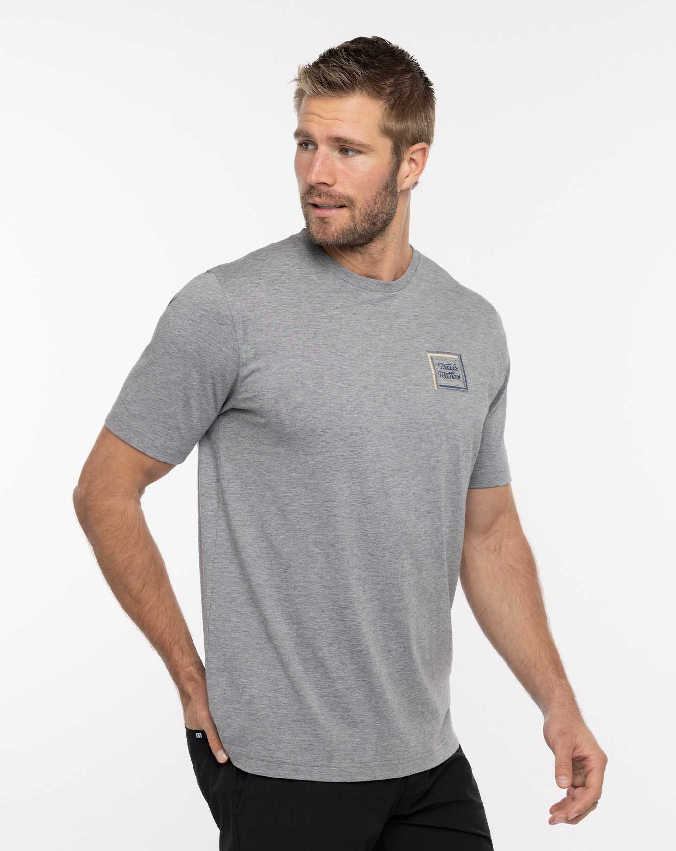 Heather Grey Travis Mathew Riviera Maya Tee | YUSK42781