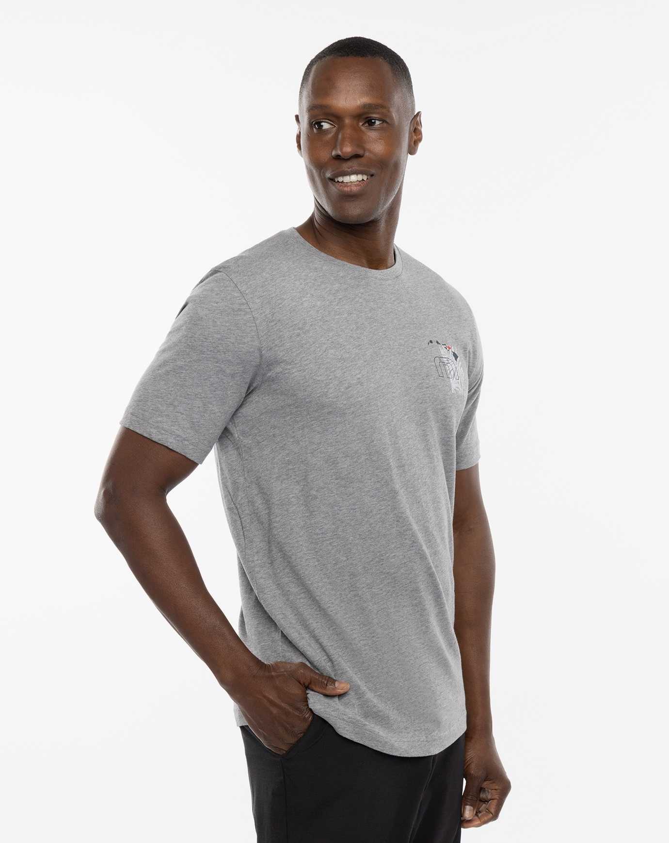 Heather Grey Travis Mathew Seaclusion Tee | TBNH18675