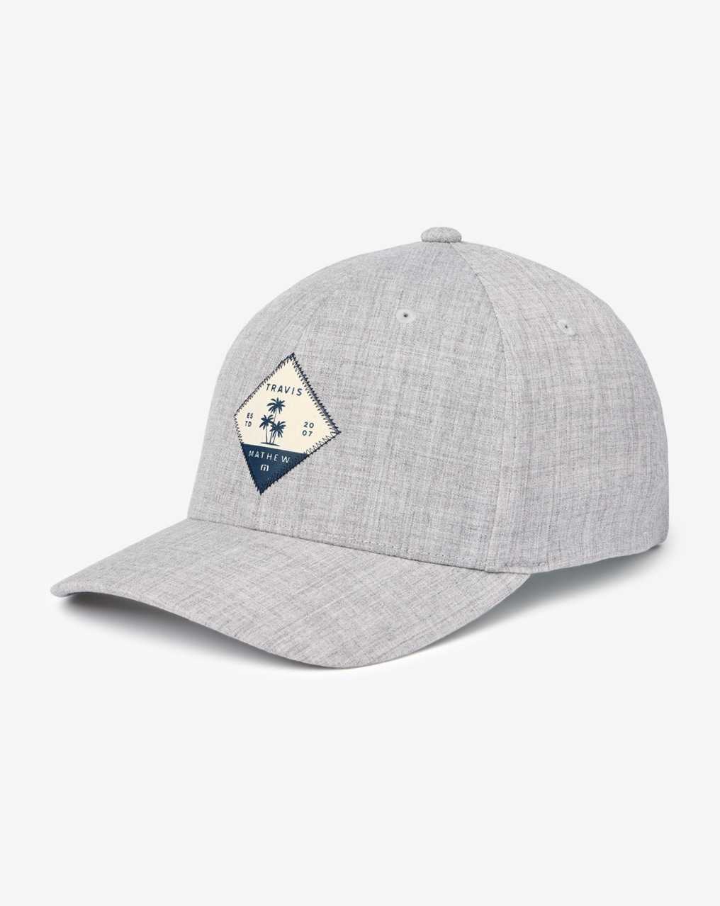 Heather Grey Travis Mathew Short Stay Snapback Hat | SAZP86504