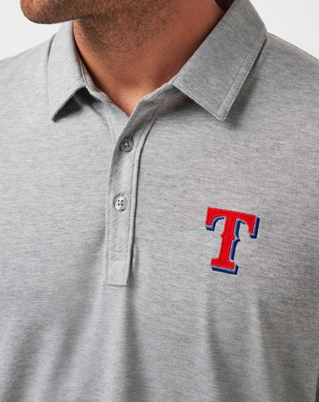 Heather Grey Travis Mathew Texas Rangers The Zinna Polo | LYTM25319