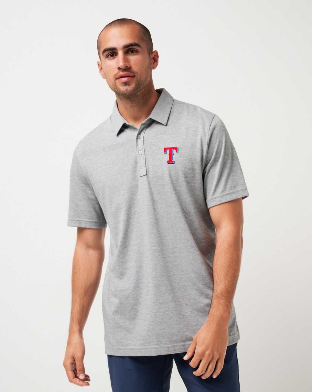 Heather Grey Travis Mathew Texas Rangers The Zinna Polo | LYTM25319