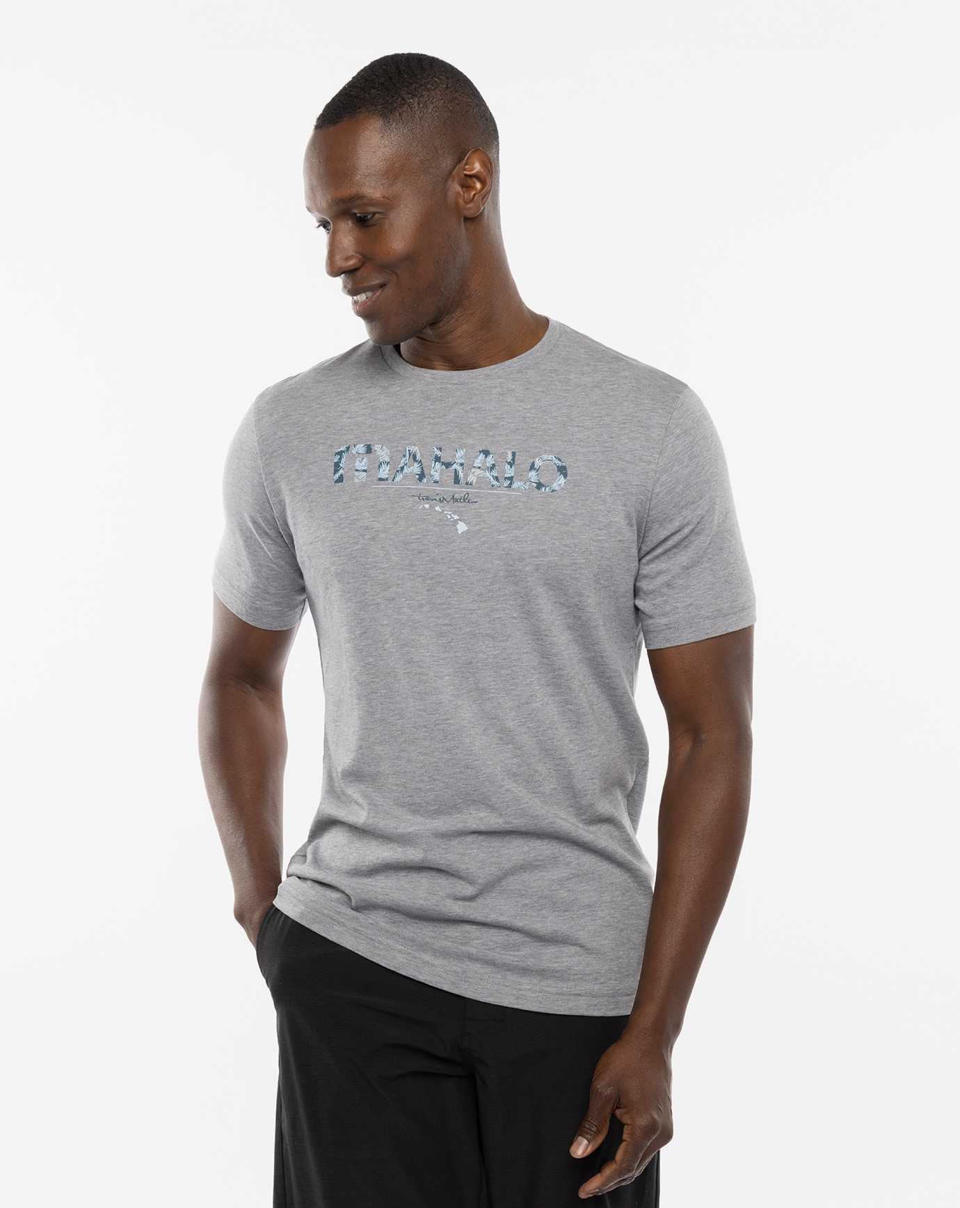 Heather Grey Travis Mathew The Big Isle 2.0 Tee | OCIG64078