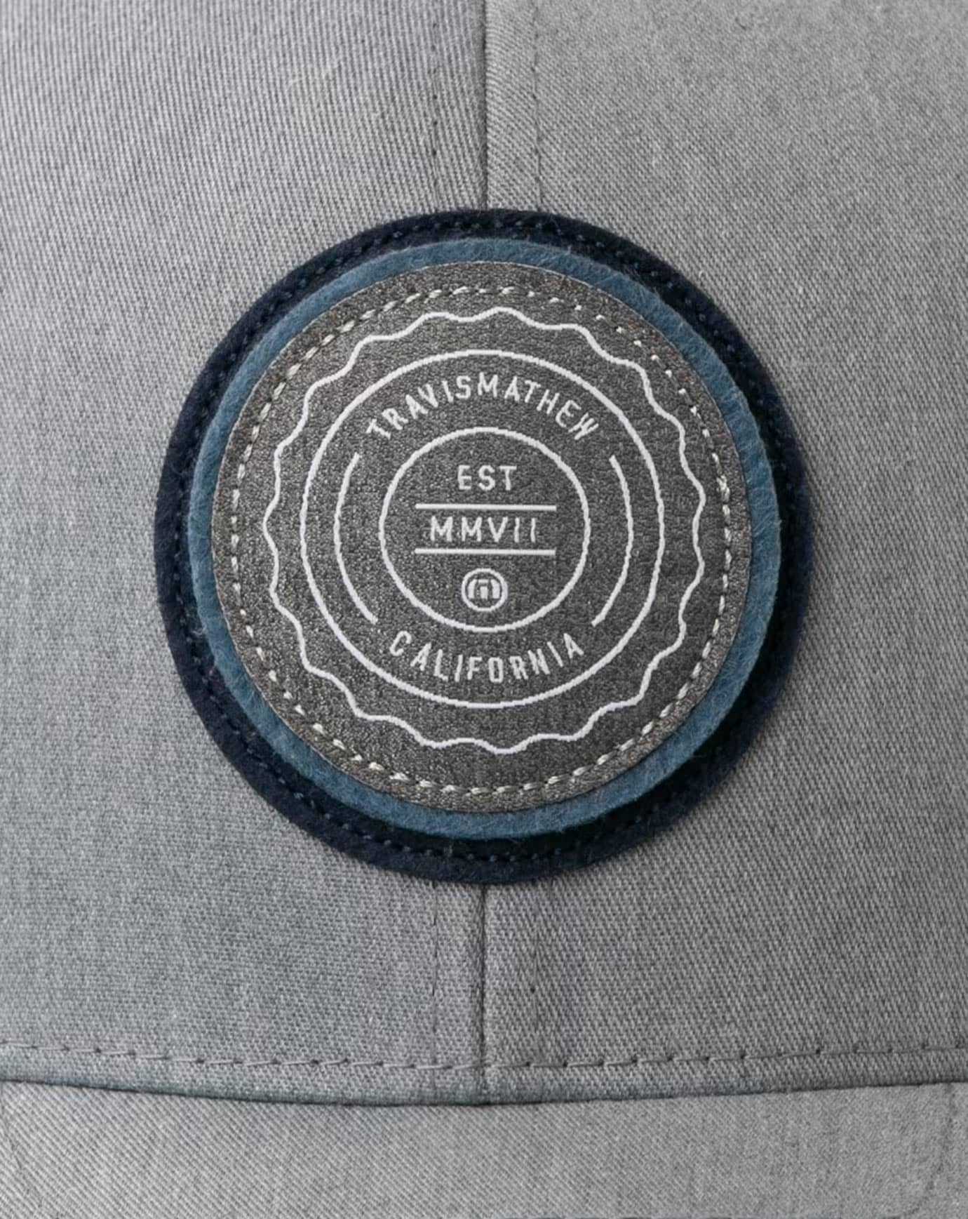 Heather Grey Travis Mathew The Patch Snapback Hat | SQIL82046