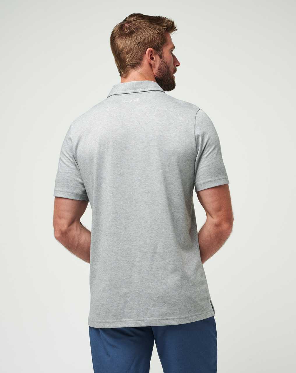 Heather Grey Travis Mathew The Zinna Polo | QAXF19507