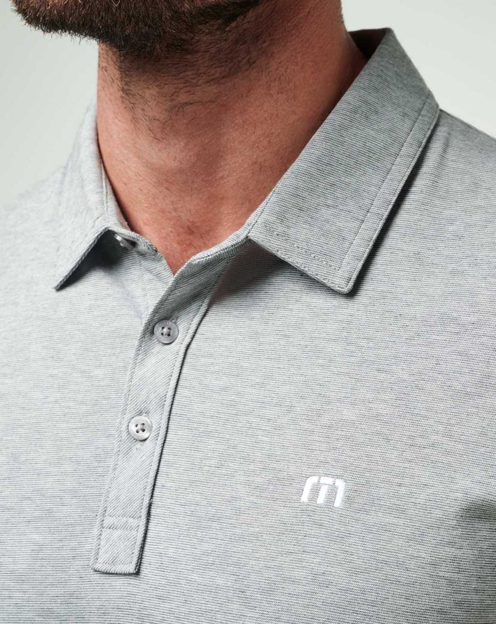 Heather Grey Travis Mathew The Zinna Polo | QAXF19507