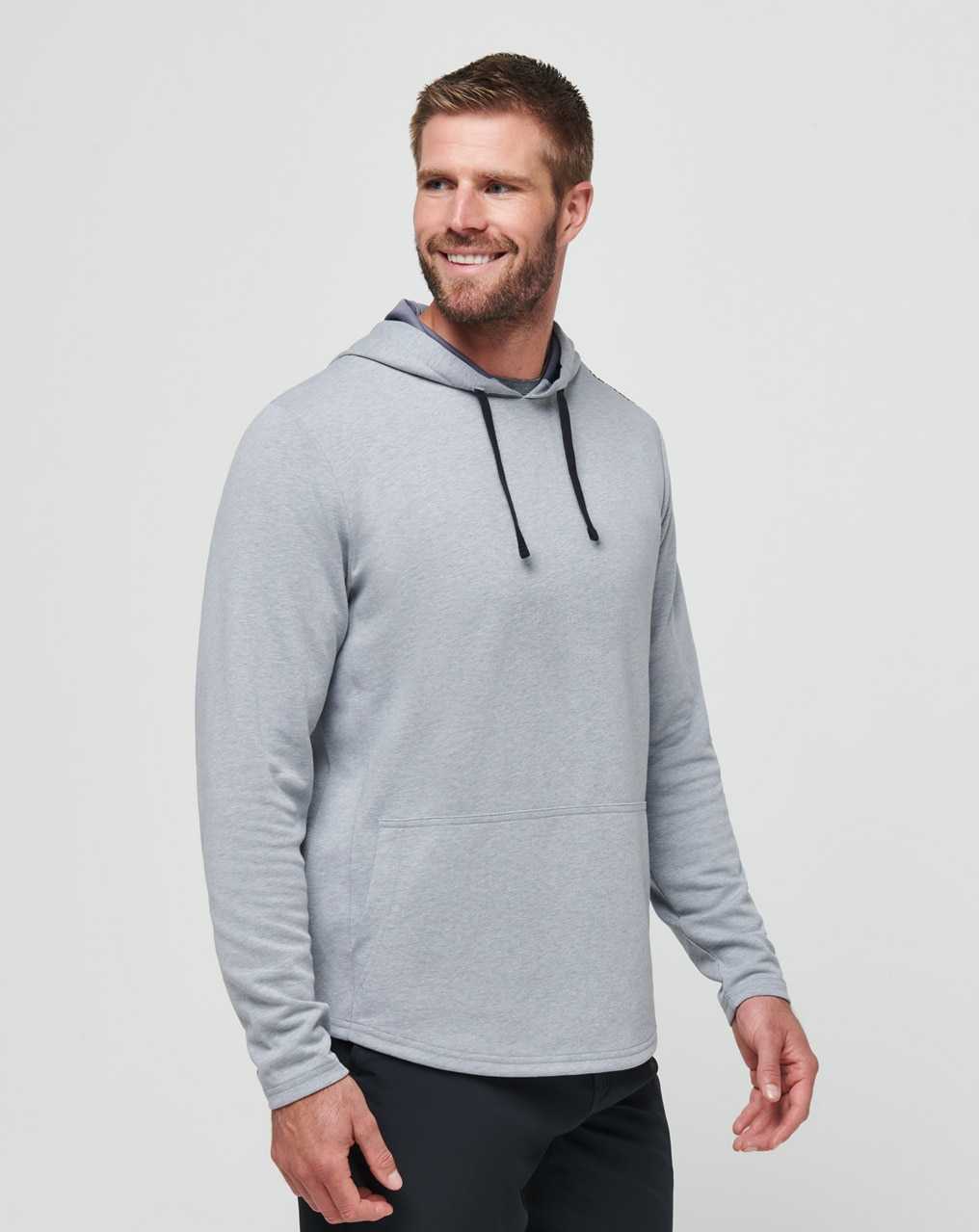 Heather Grey Travis Mathew Upgraded Tech Hoodie | NWPH28549