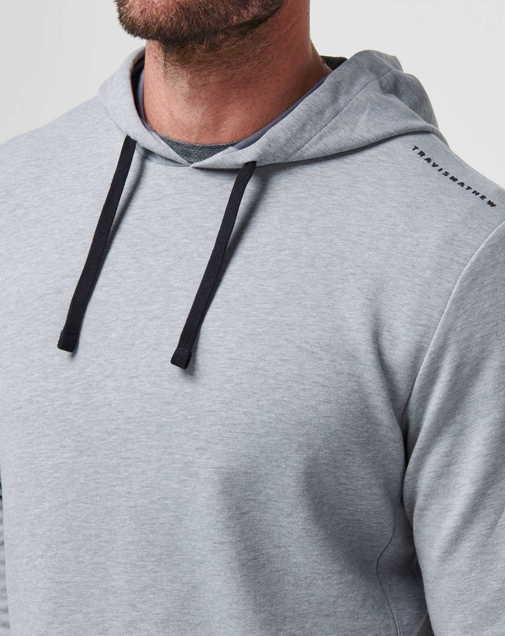 Heather Grey Travis Mathew Upgraded Tech Hoodie | NWPH28549