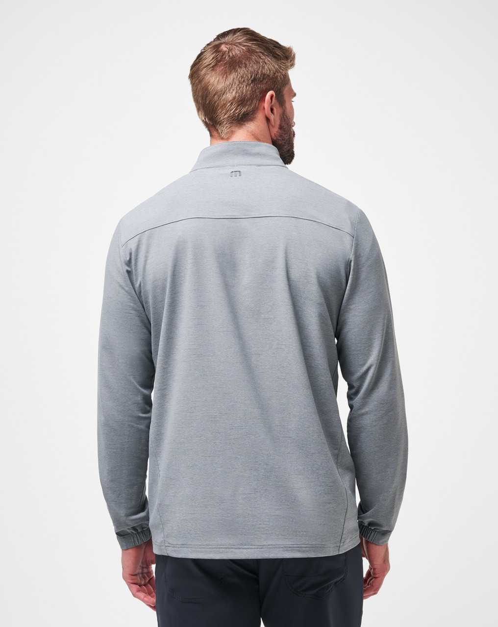 Heather Grey Travis Mathew Valley View Full Zip | OQPK48137