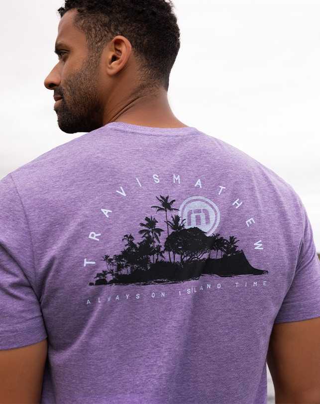 Heather Imperial Travis Mathew Room With A View Tee | TSUI76942