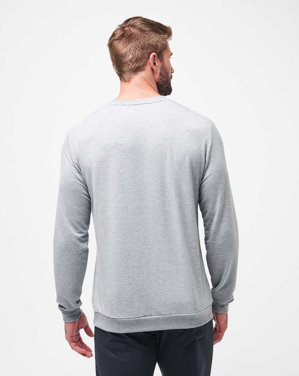 Heather Light Grey Travis Mathew Amenities Crew | TFXO39147