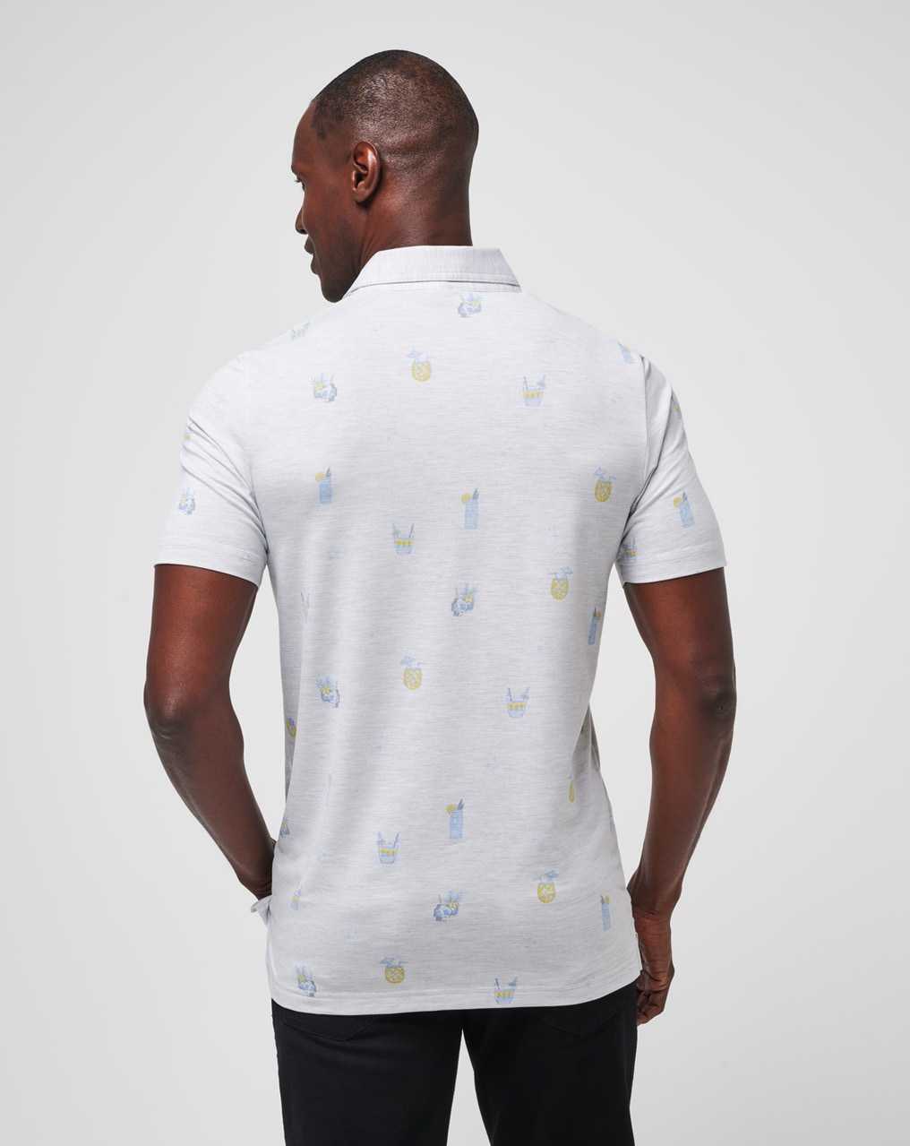 Heather Light Grey Travis Mathew Call The Shots Polo | ULKS07348