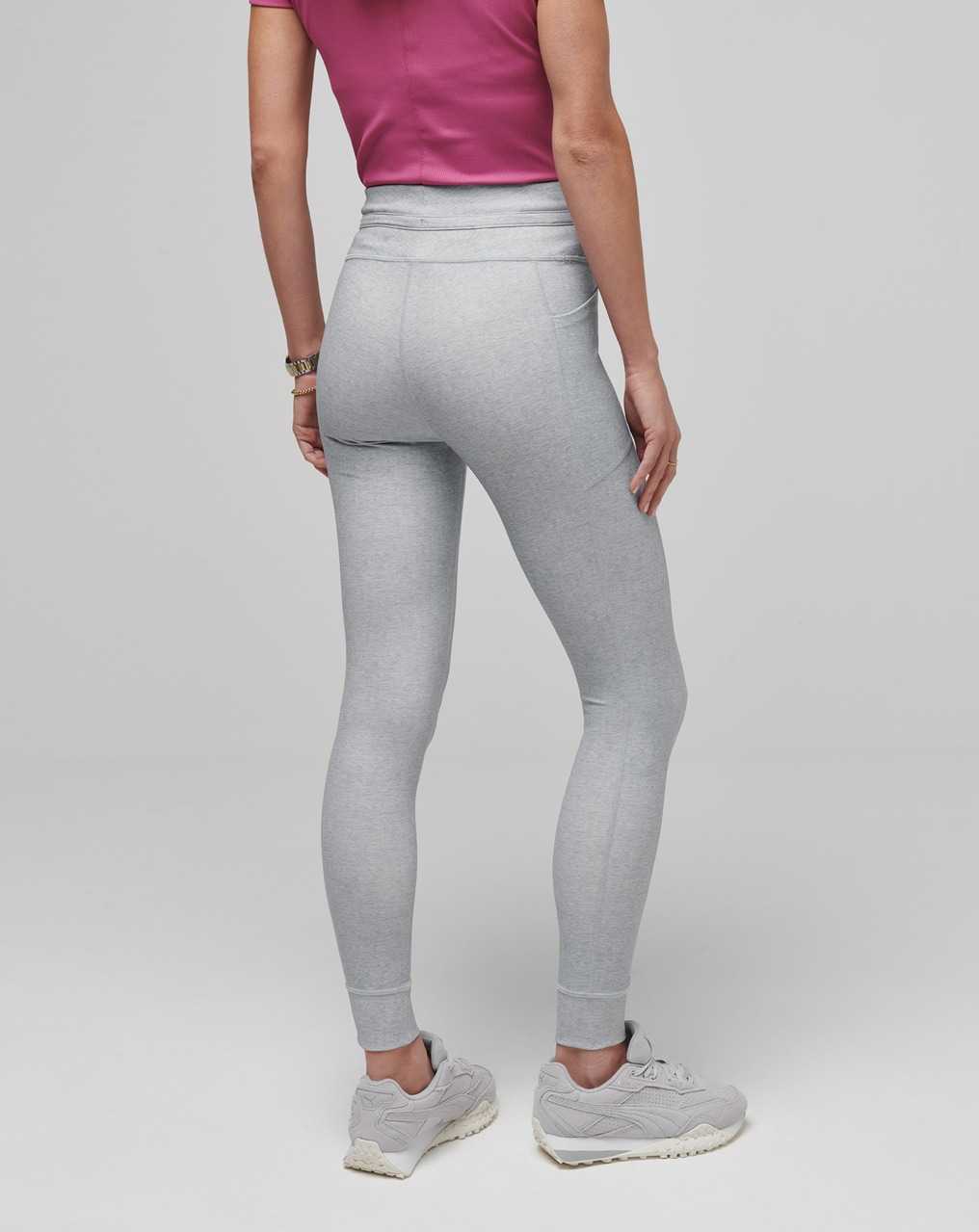 Heather Light Grey Travis Mathew Moveknit Tie Legging | RCEA59806