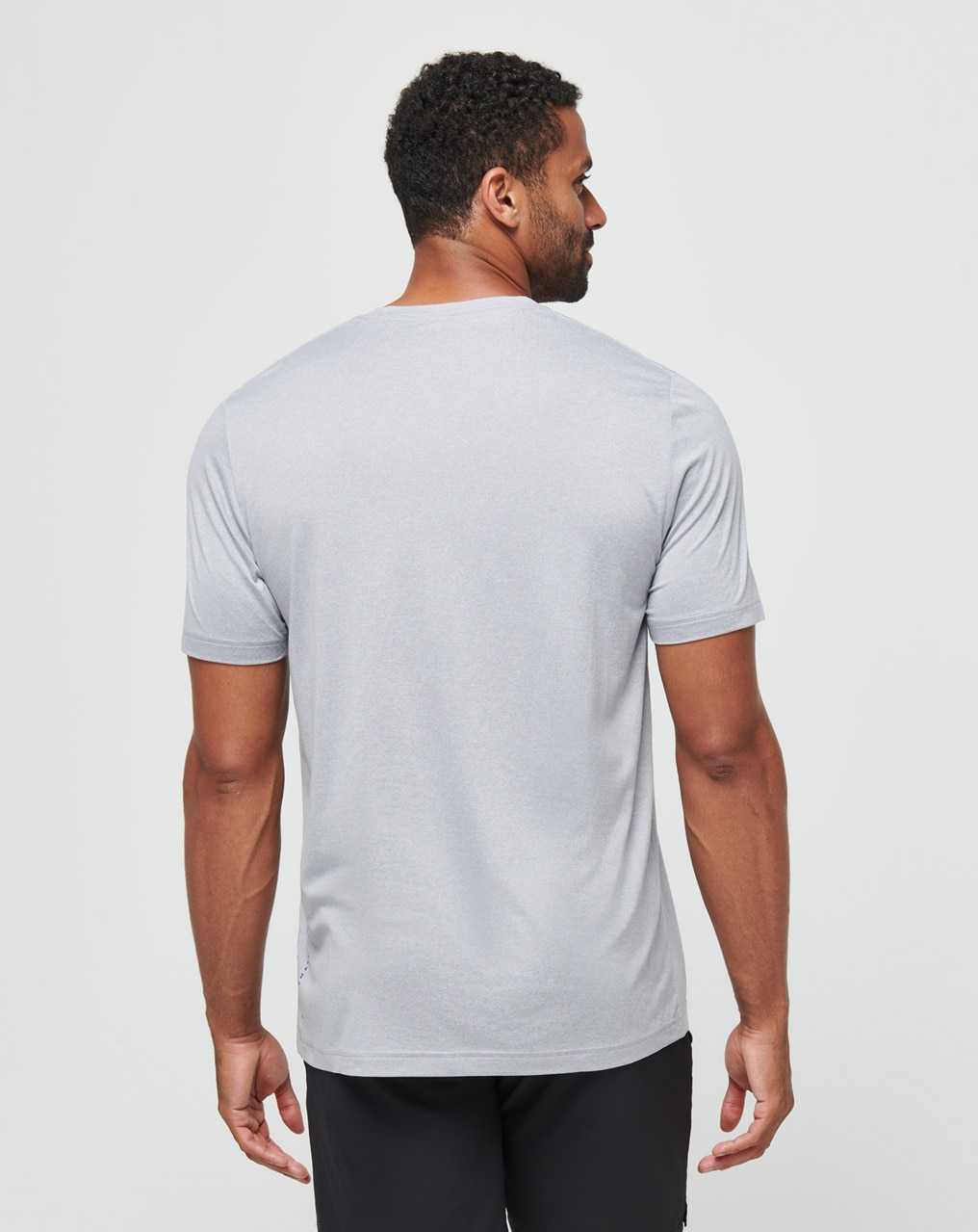 Heather Light Grey Travis Mathew Risk Taker Active Tee | BVFS19647