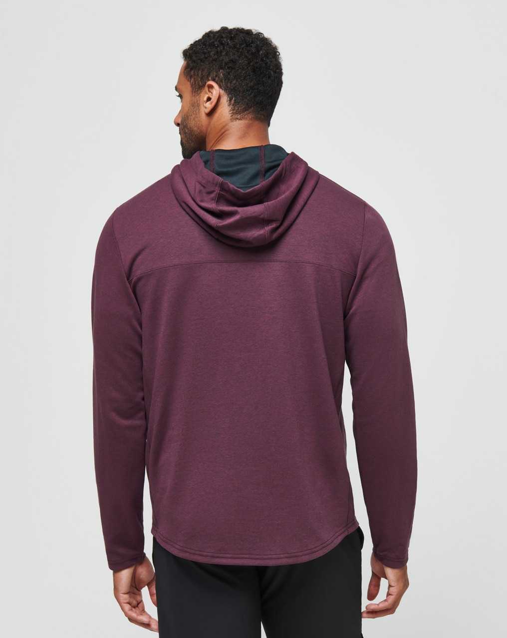 Heather Mauve Wine Travis Mathew Upgraded Tech Hoodie | YSBV58429