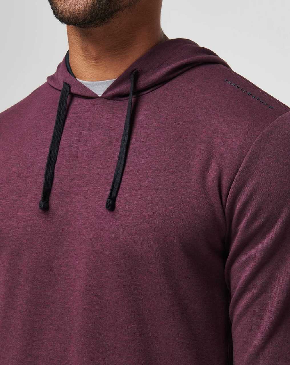 Heather Mauve Wine Travis Mathew Upgraded Tech Hoodie | YSBV58429