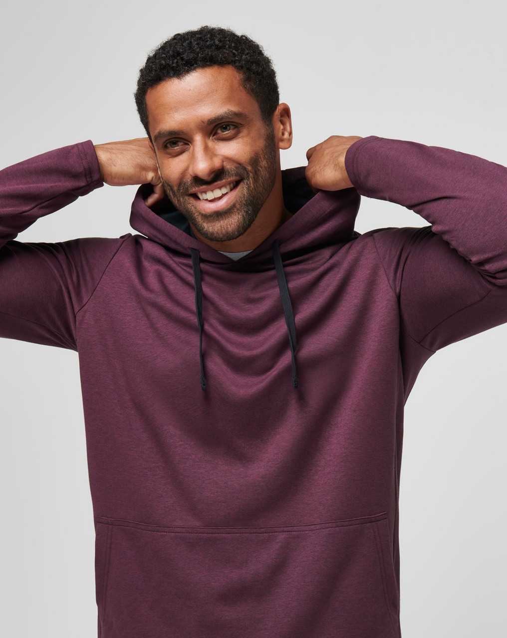 Heather Mauve Wine Travis Mathew Upgraded Tech Hoodie | YSBV58429