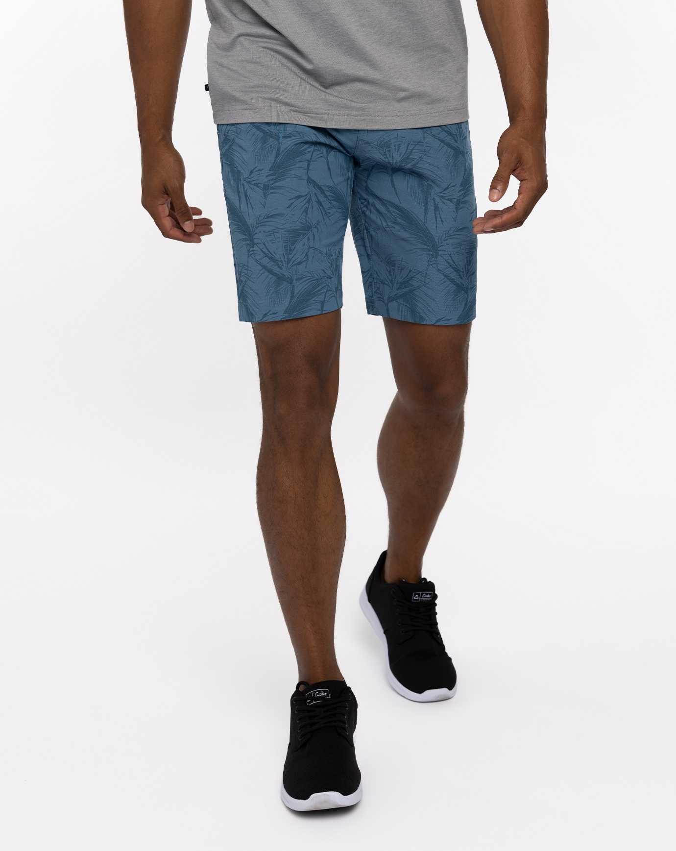 Heather Mid Blue Travis Mathew Jungle Oasis Short 9in | KVLX06814