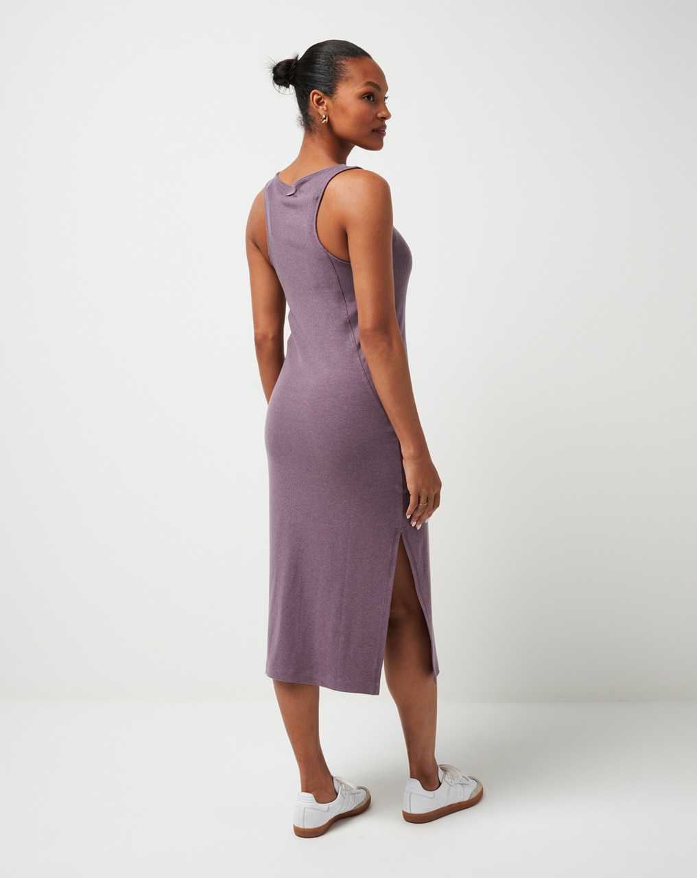 Heather Moonscape Travis Mathew Cloud Rib Hadley Wood Dress | VUAO49518