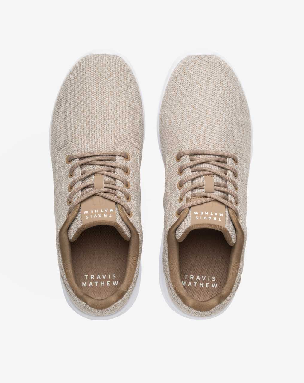 Heather Natural Travis Mathew The Daily 2 Knit Shoe | SQHU13586