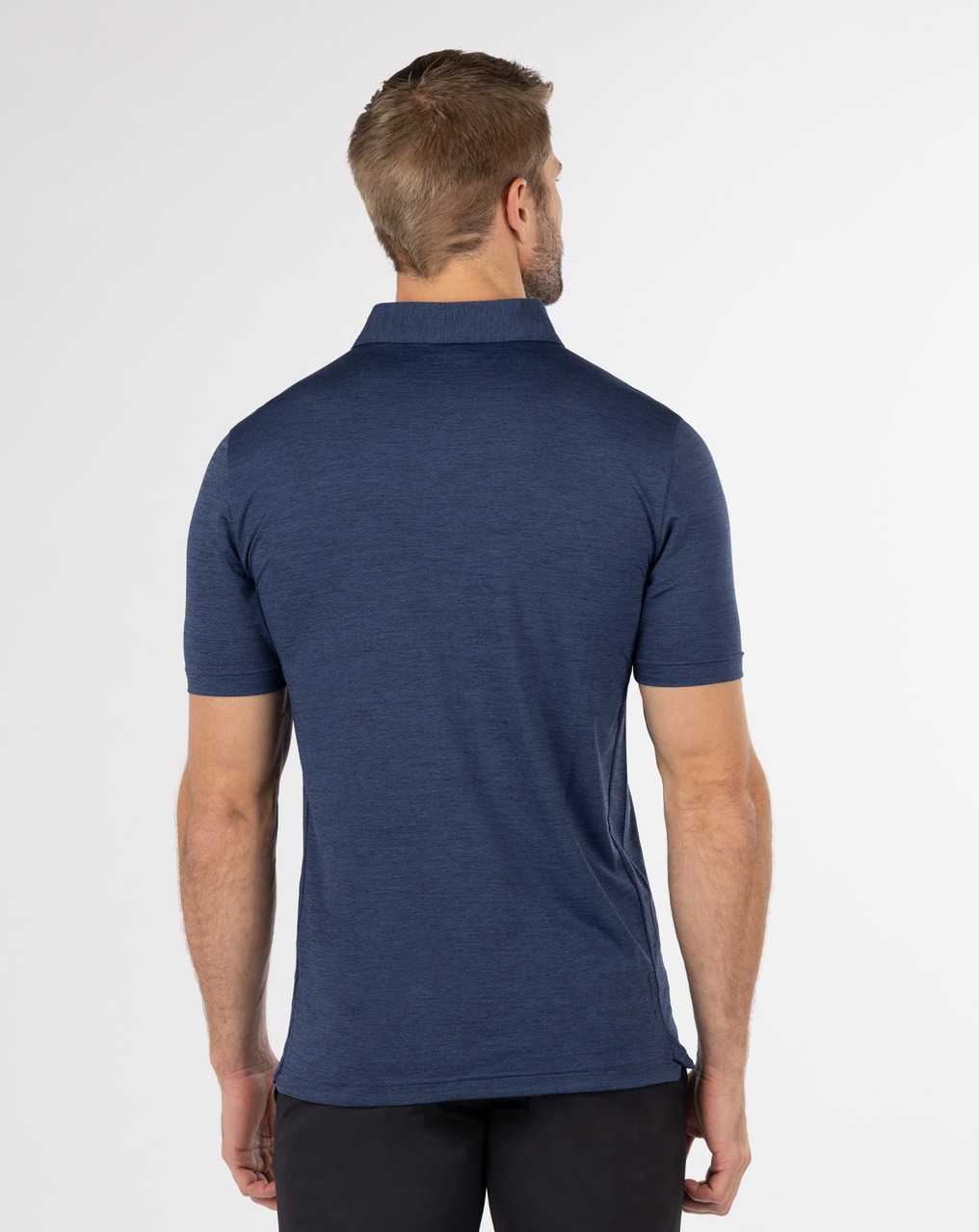 Heather Navy Travis Mathew Heating Up Golf Polo | BJOL27845