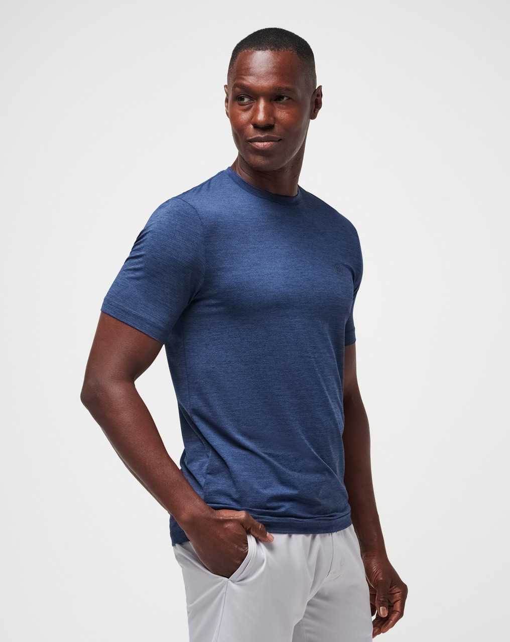 Heather Navy Travis Mathew Scenic Vista Active Tee | QWVD48130