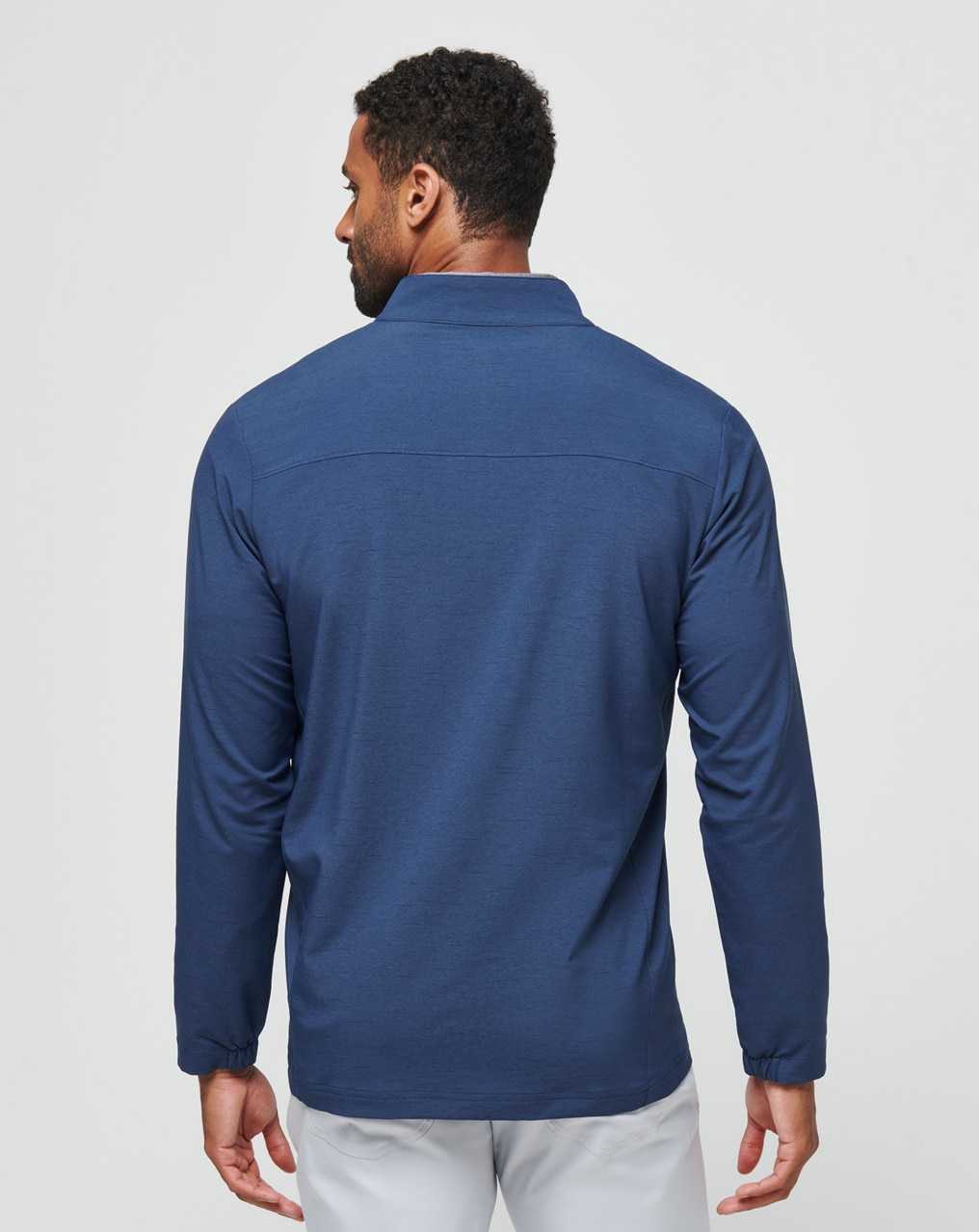 Heather Navy Travis Mathew Valley View Full Zip | RVWZ34687