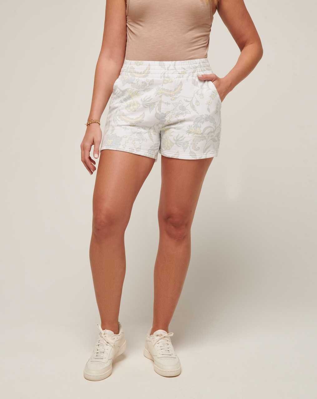 Heather Pumice Multi Travis Mathew San Lorenzo Cloud Fleece Short | RVEP84321