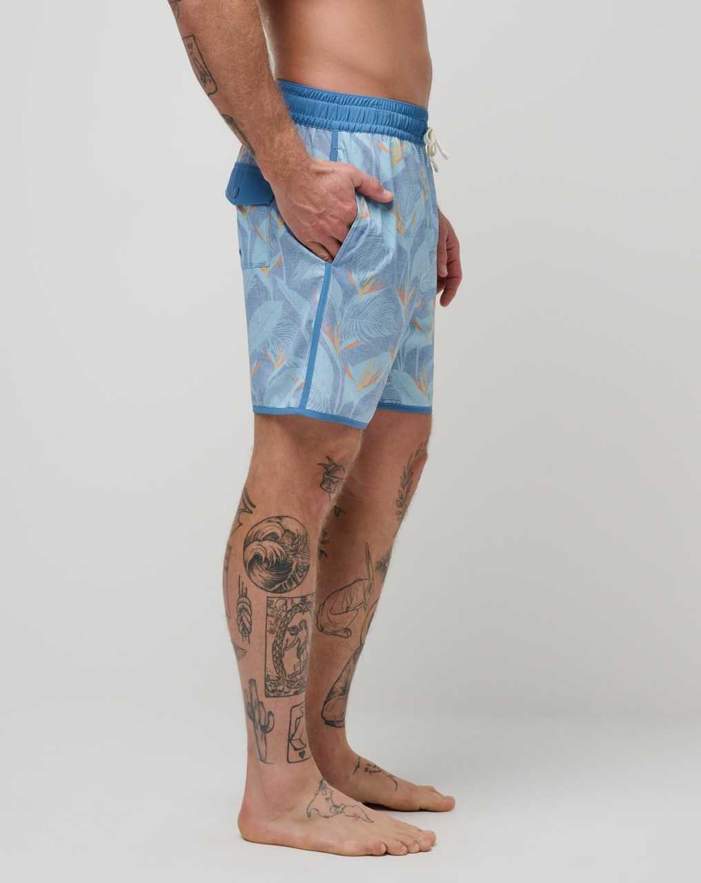 Heather Quiet Harbor Travis Mathew Lava Tunnels Boardshort | HDKI31780