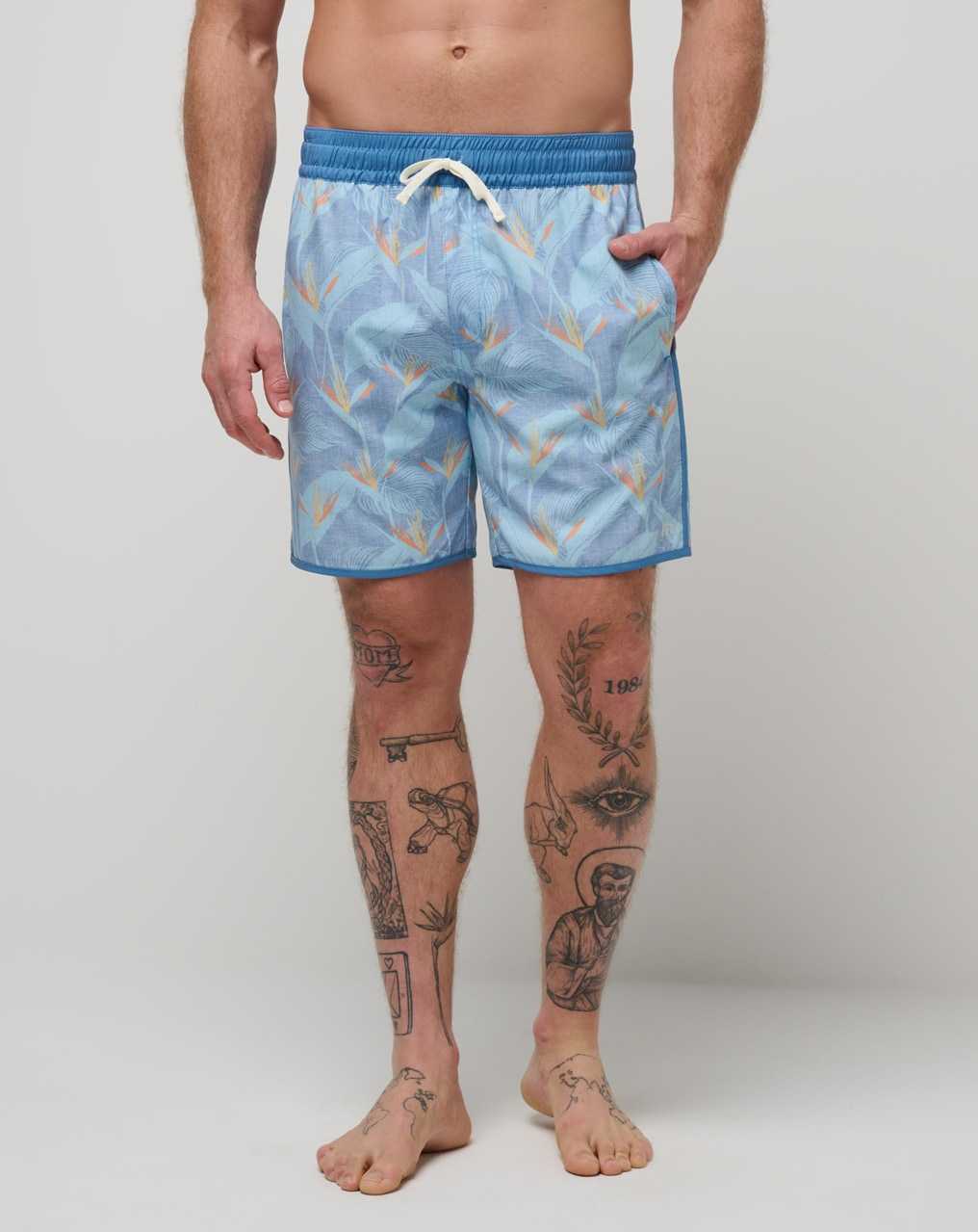 Heather Quiet Harbor Travis Mathew Lava Tunnels Boardshort | HDKI31780