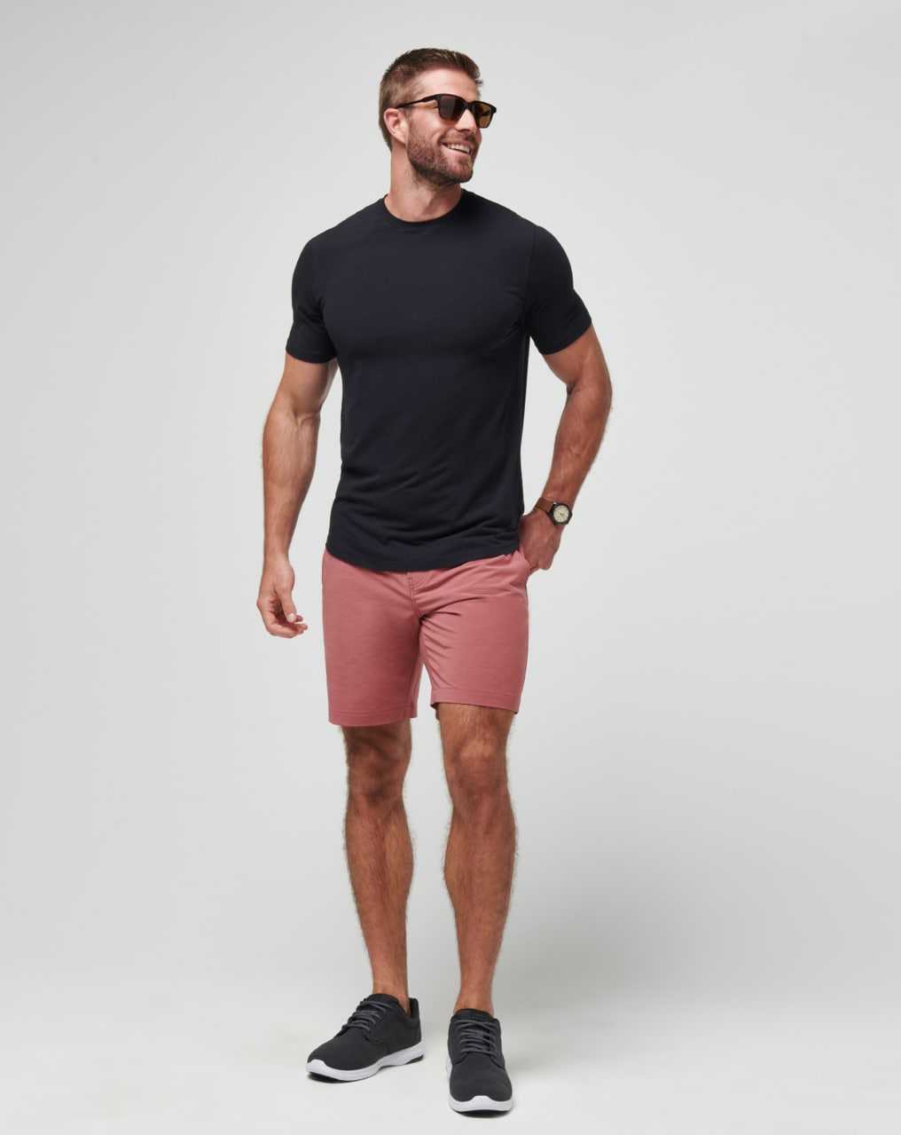 Heather Roan Rouge Travis Mathew Tech Chino Short 8in | QSDF62398