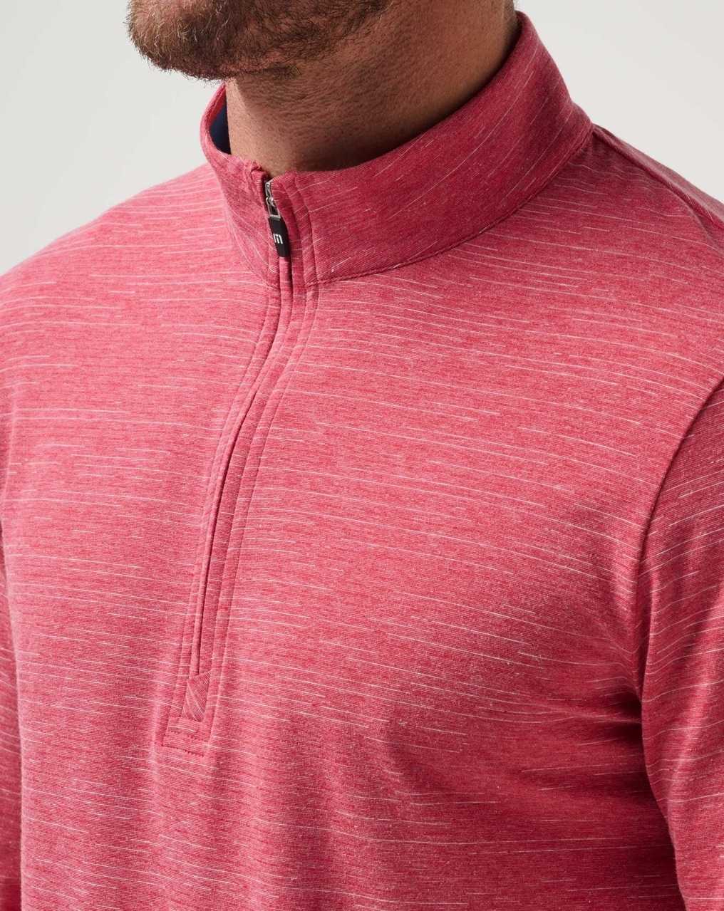 Heather Scooter Travis Mathew The Heater Quarter Zip | OCNP91064