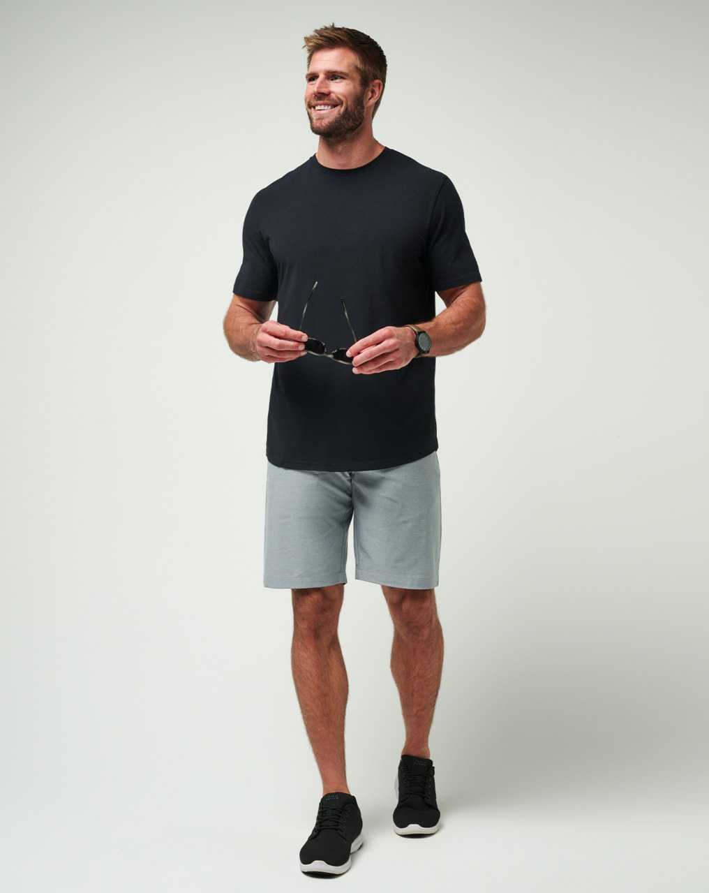 Heather Sleet Travis Mathew Sand Harbor Short 9in | YMZO23985