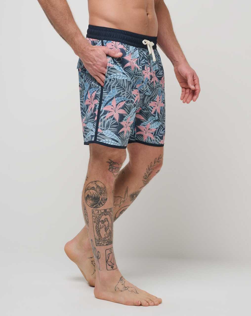 Heather Total Eclipse Travis Mathew Summer Glow Short Boardshort | KDIL13786