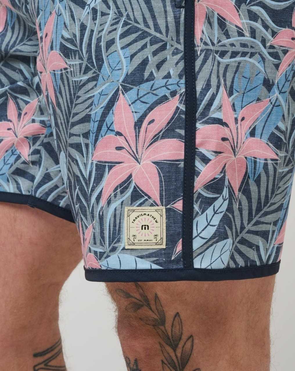 Heather Total Eclipse Travis Mathew Summer Glow Short Boardshort | KDIL13786